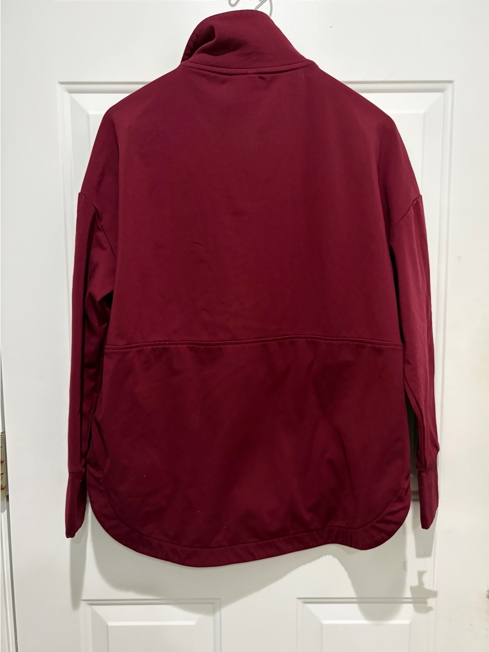 Women’s Lou&Grey Half-Zip Pullover - Burgundy, Cabincore, Medium - Picture 6 of 6